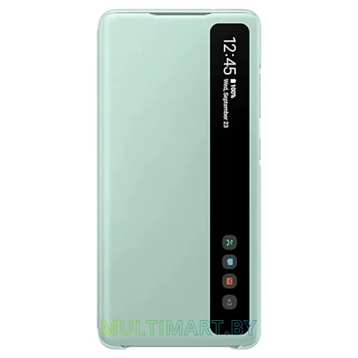 Чехол Samsung Smart Clear View Cover для Galaxy S20 FE (мятный)